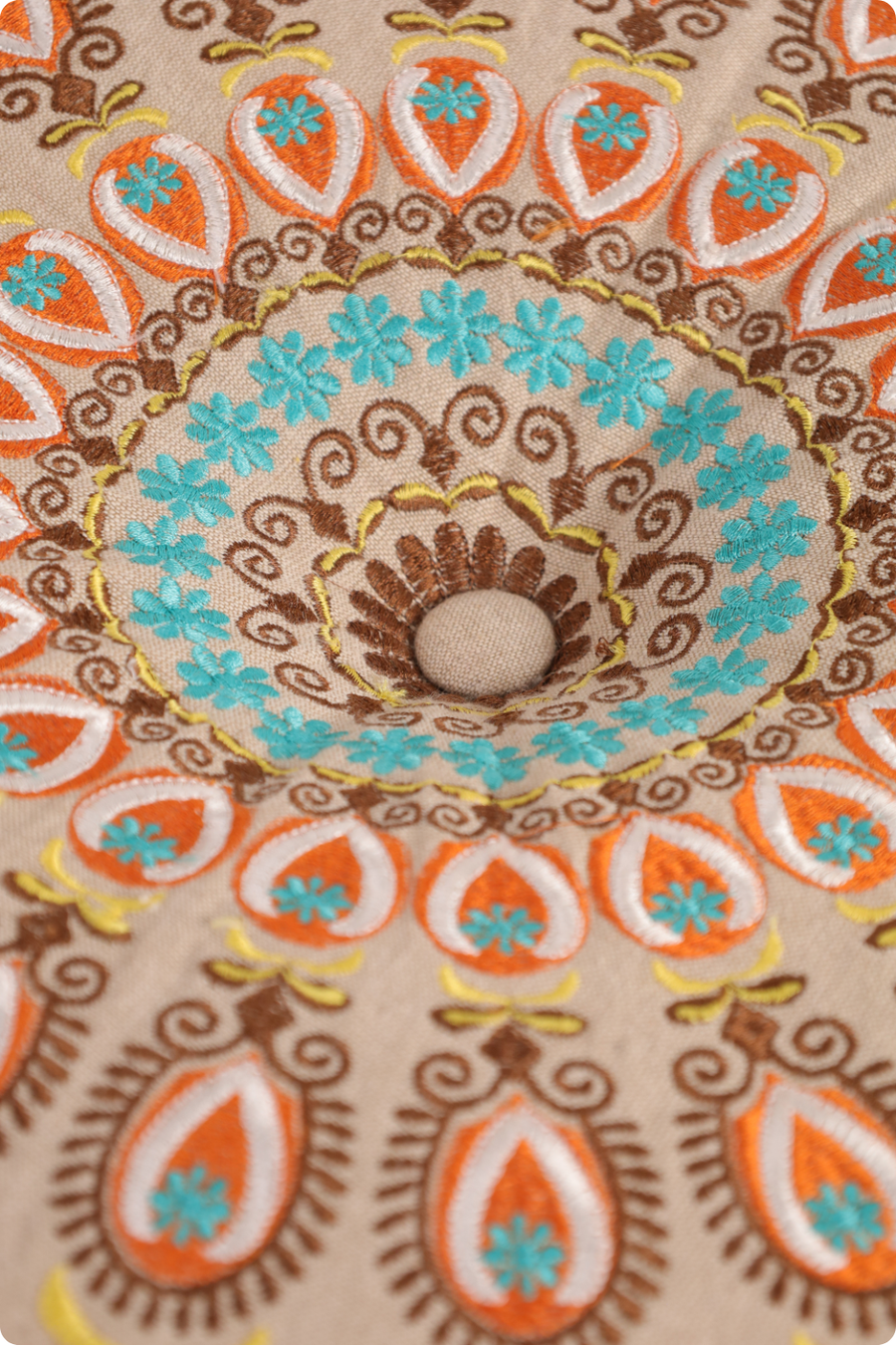 Mandala Ottoman pouf