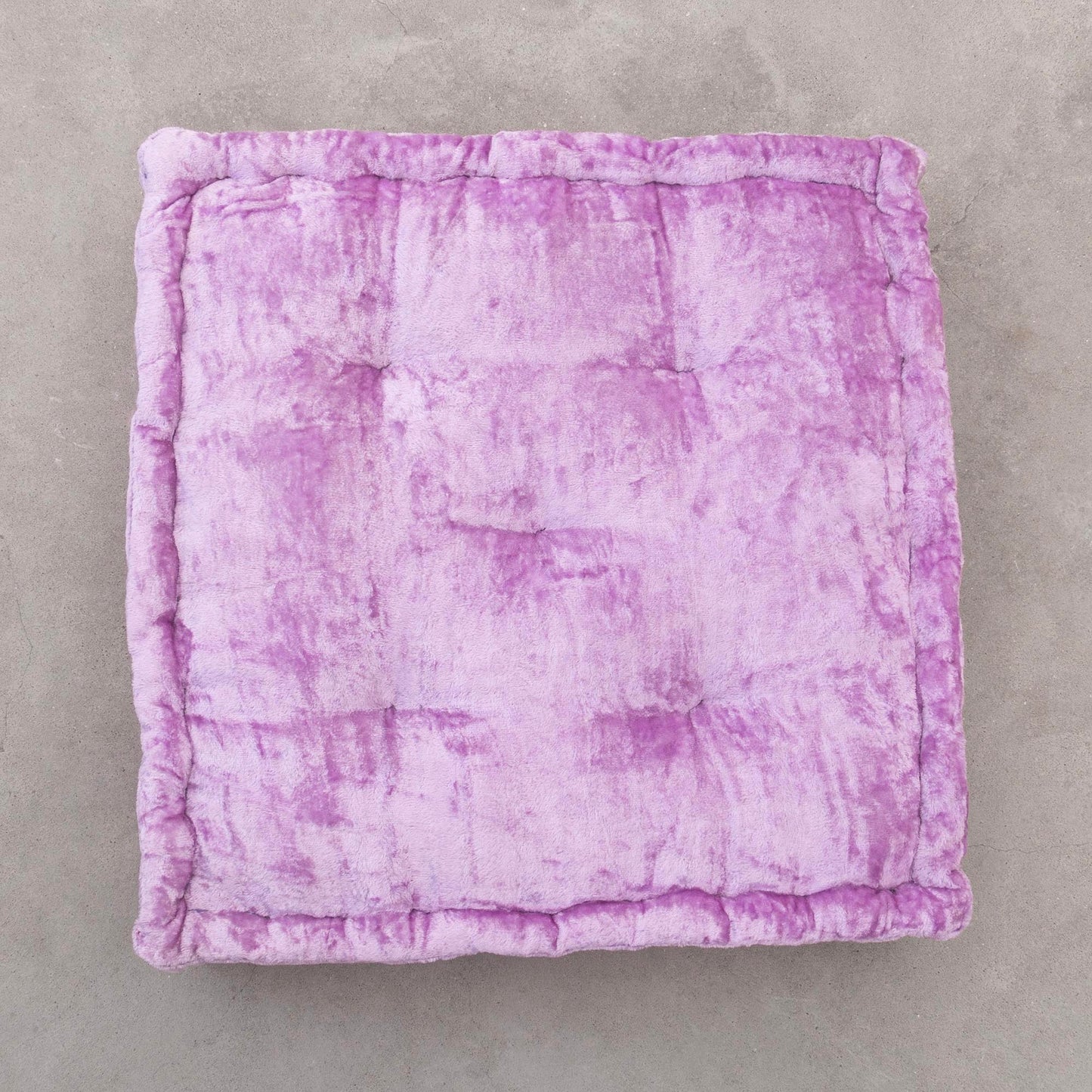 Lilac Velvet Haven Floor cushion