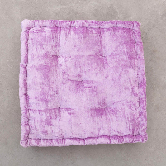 Lilac Velvet Haven Floor cushion