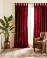 Maroon Velvet Noir Curtain