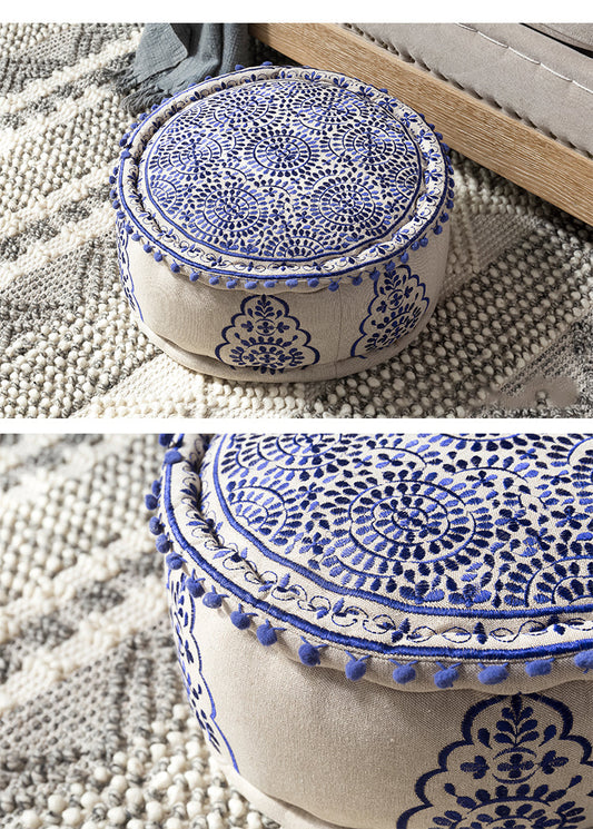 Blue Euphoria Ottoman pouf - I