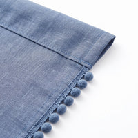 Powder Blue Mela Cotton Curtain photo 6