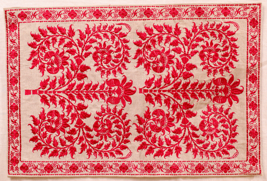 Red Wildflower Placemat