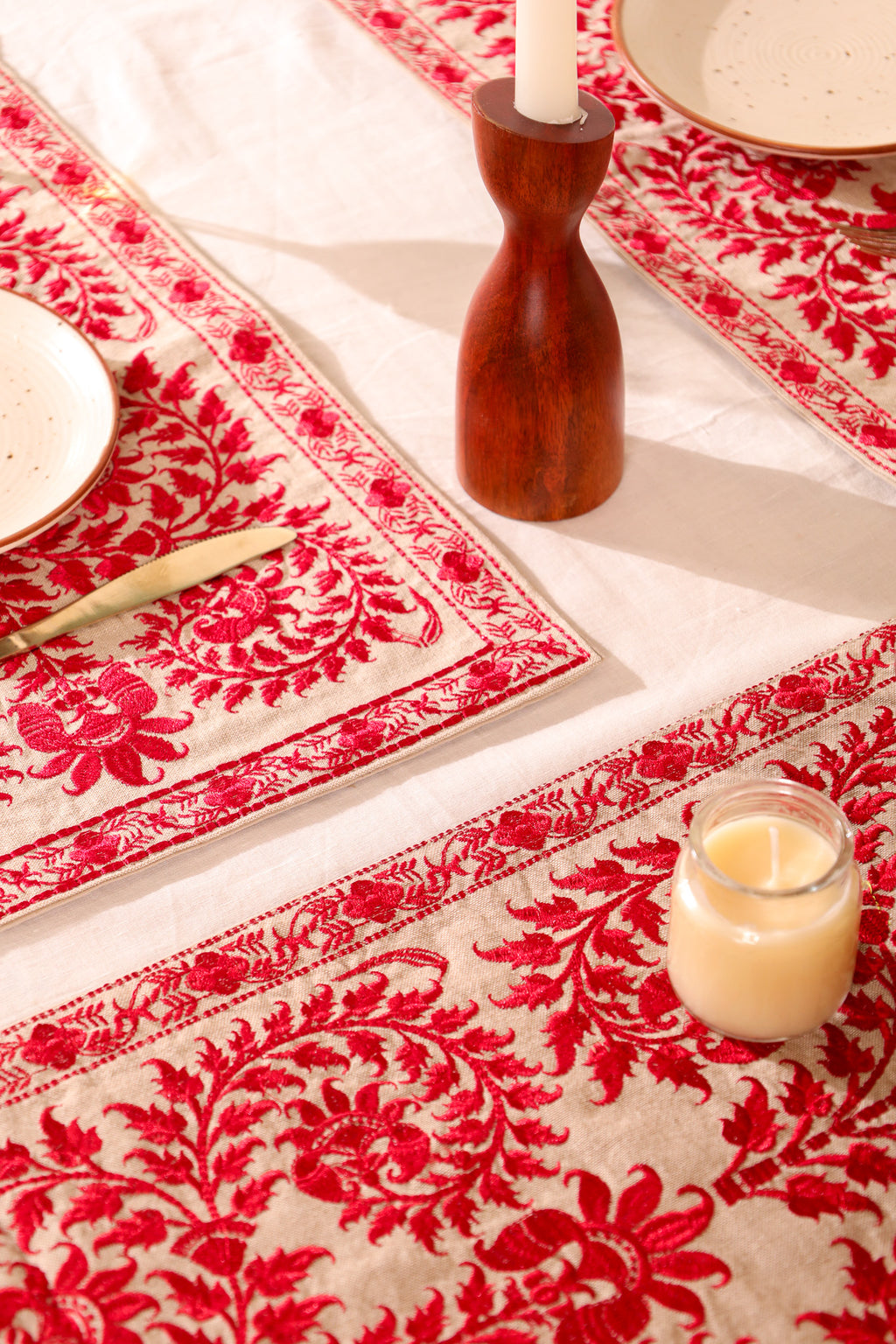 Red Wildflower Placemat