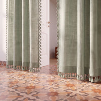 Sage Kinari Cotton Curtain photo 3
