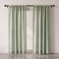 Sage Kinari Cotton Curtain photo 5