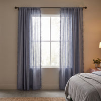 Slate Kinari Cotton Curtain photo 1