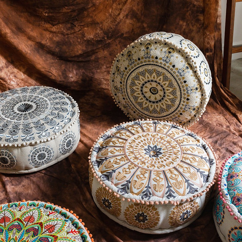 Artisan Abode Ottoman pouf