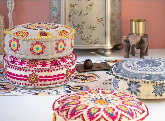 Tranquil Treasures Ottoman pouf