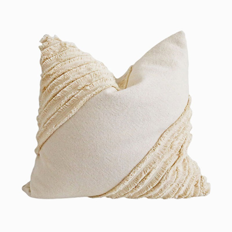 Elegant Fringes Throw Pillow Cover