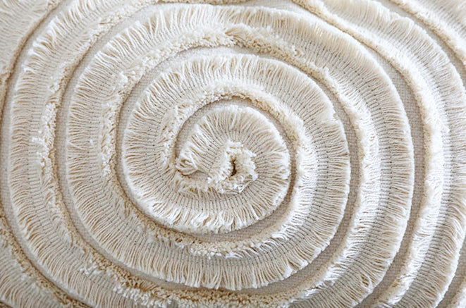 Beige Beauty Throw Pillow Cover
