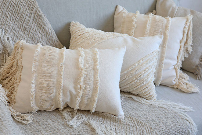 Fringe Fascination Throw Pillow Cover