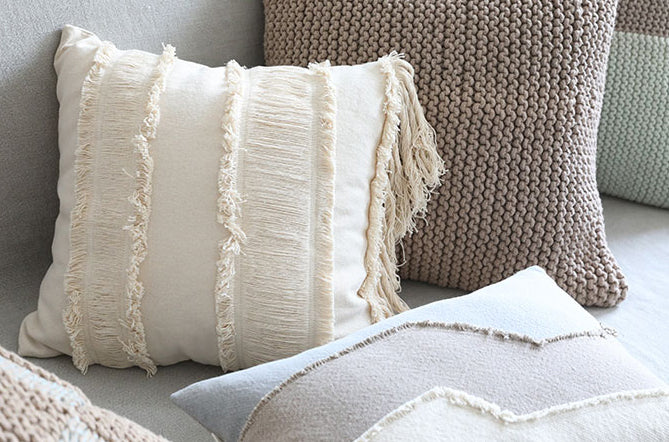 Fringe Fascination Throw Pillow Cover