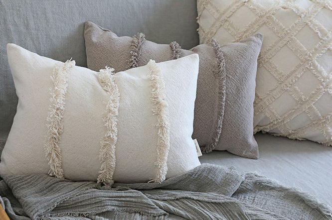 Fringe-tastic Throw Pillow Cover