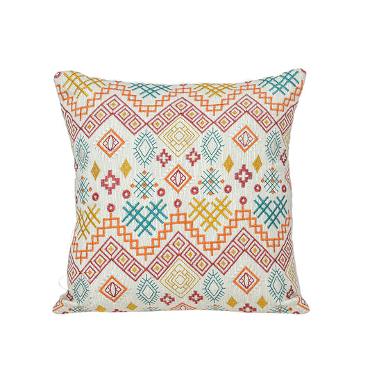 Indian Illusion Throw Pillow Cover