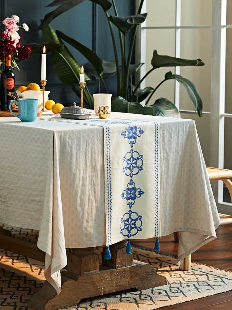 Blue Table Runner