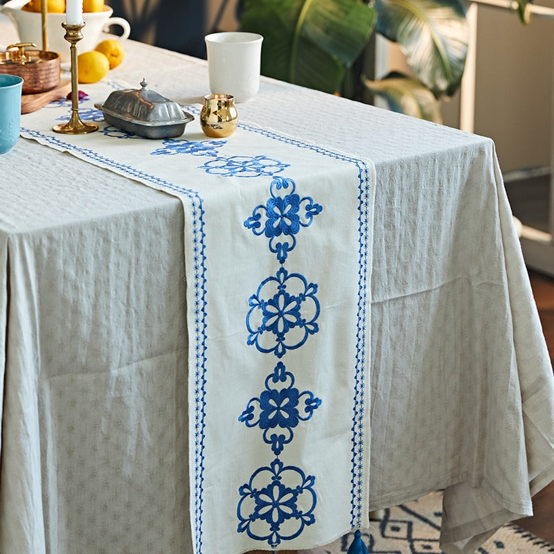 Blue Table Runner