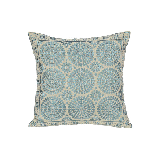 Gray Geometric Jaipur Throw Pillow Cover